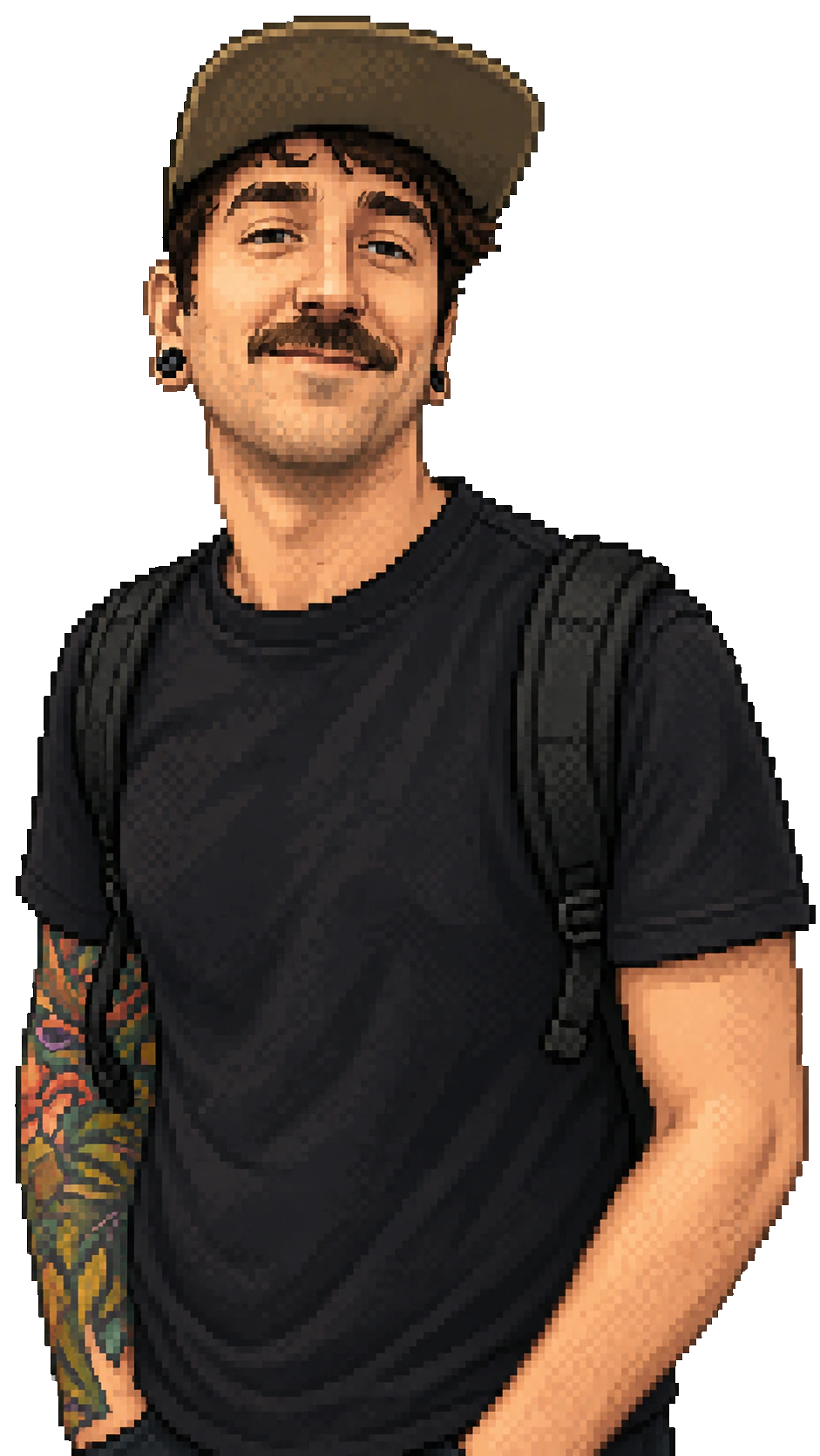 Pixel-Art-Porträt von Georg